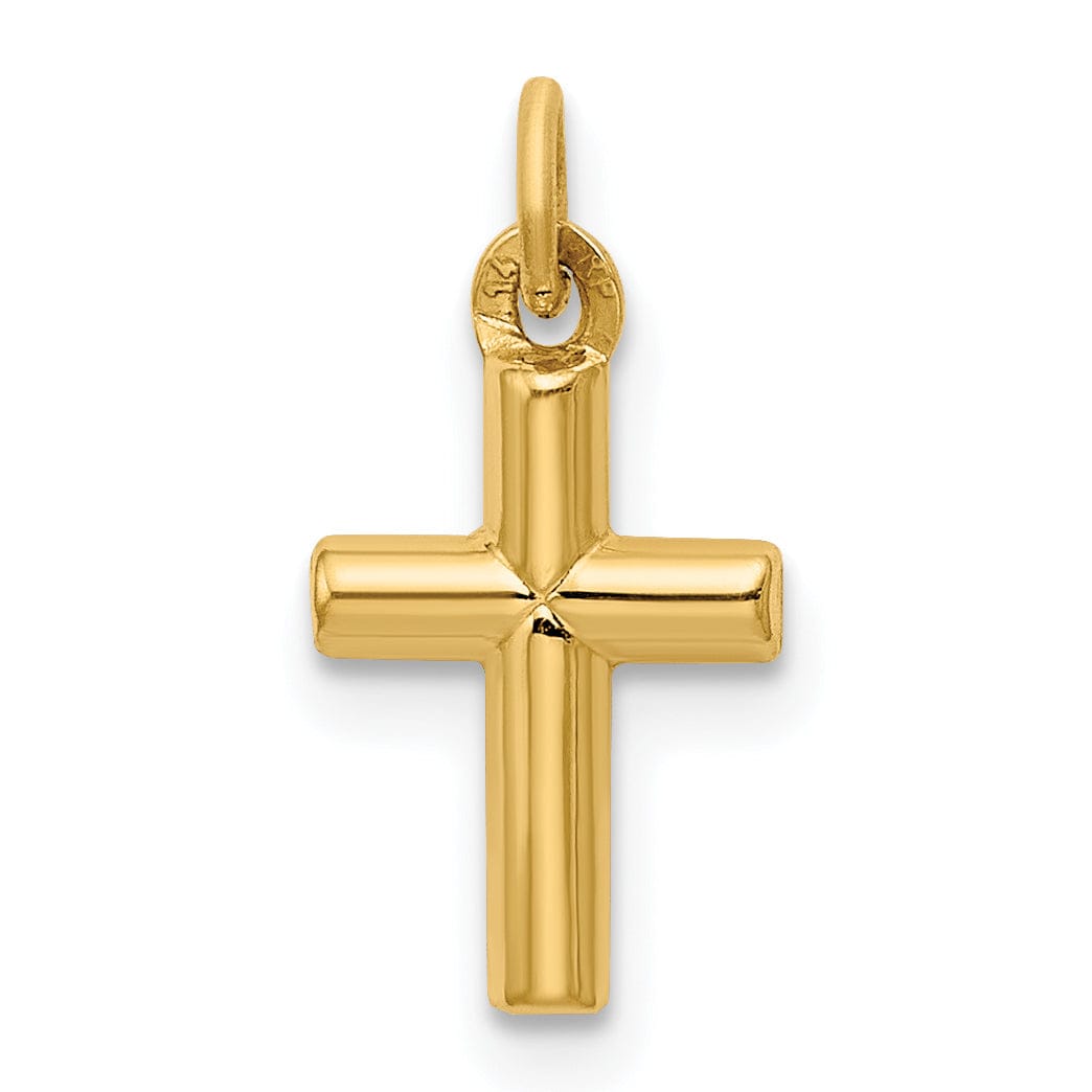 Lovely Rita's 14K Yellow Gold Classic Polished Latin Cross Pendant