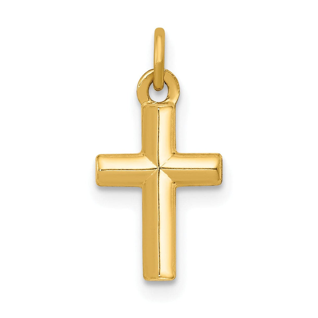 Lovely Rita's 14K Yellow Gold Classic Polished Latin Cross Pendant