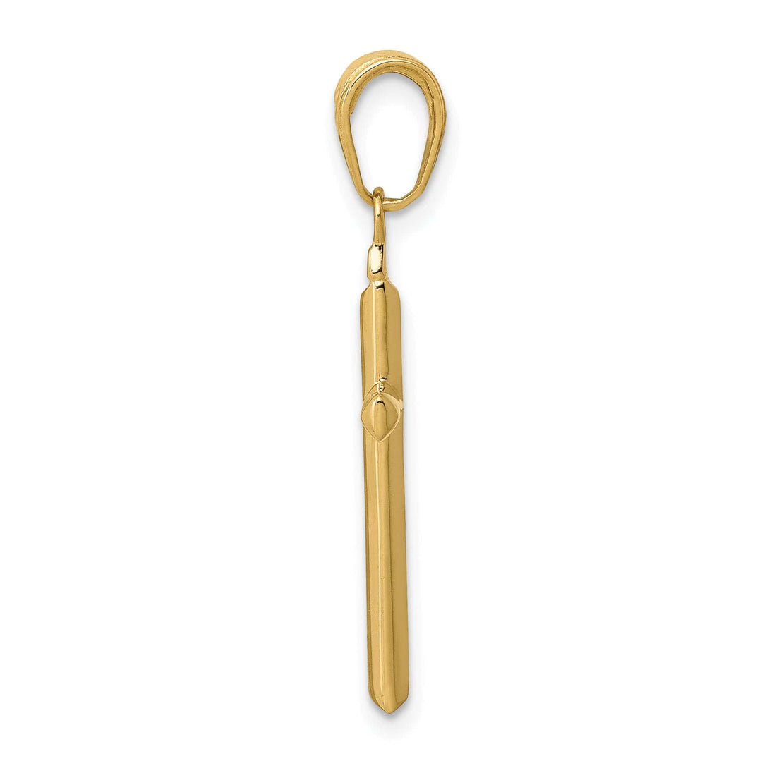 Lovely Rita's 14K Yellow Gold Classic Reversible Latin Cross Pendant
