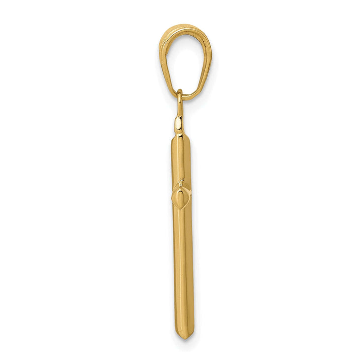 Lovely Rita's 14K Yellow Gold Classic Reversible Latin Cross Pendant