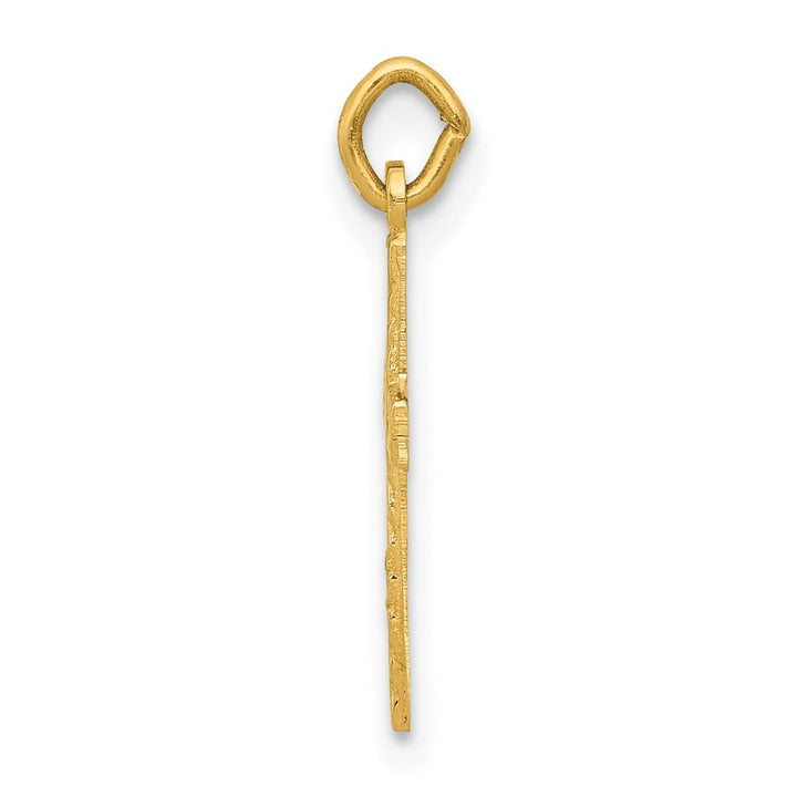 Lovely Rita's 14K Yellow Gold Contemporary Small Latin Cross Pendant