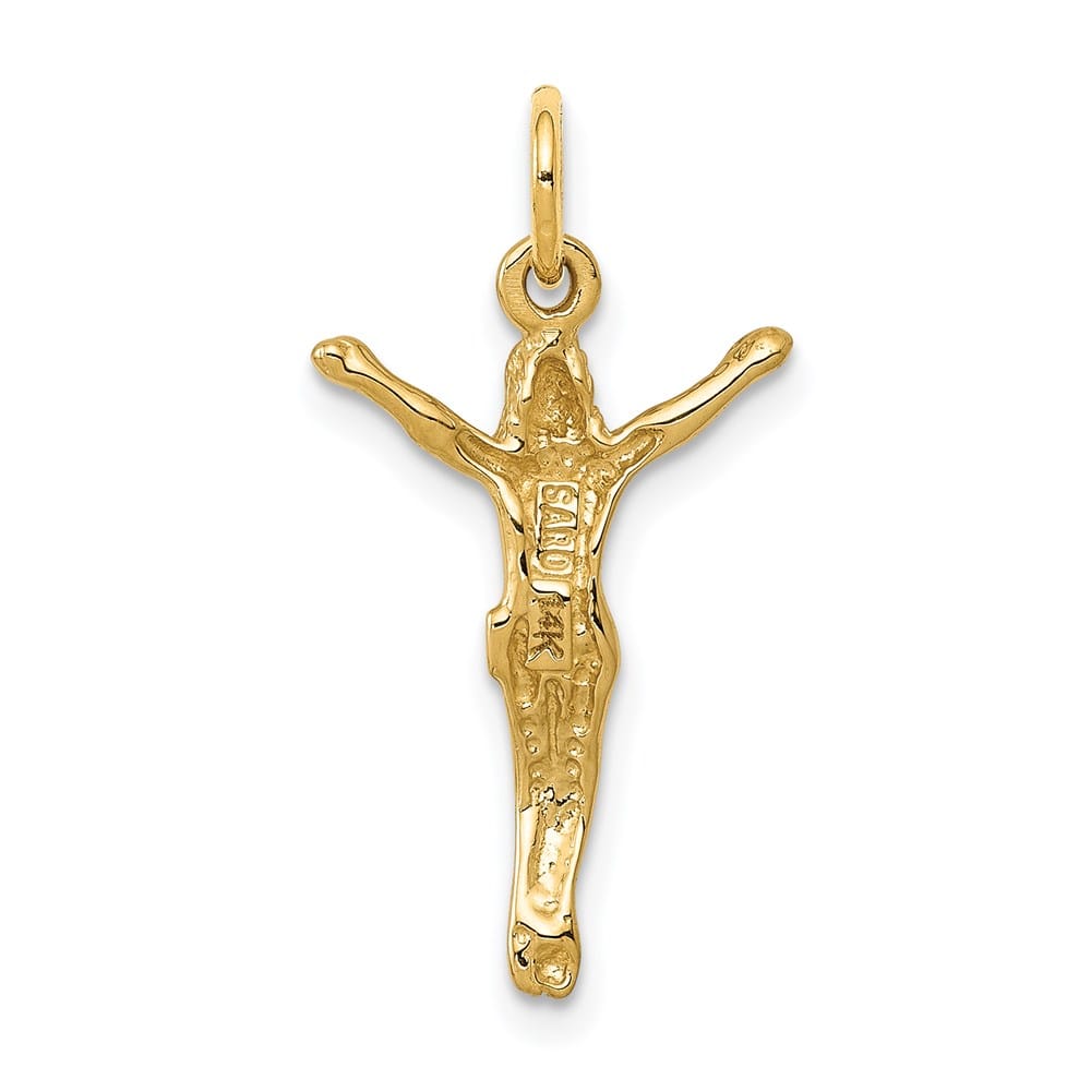 14K Yellow Gold Crucifix Charm, view 4 of 4