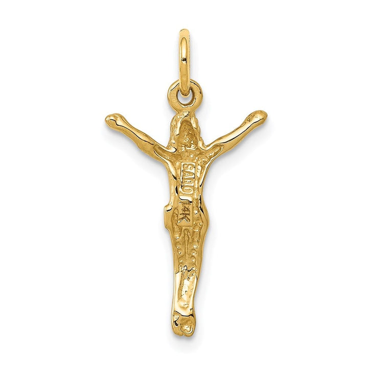 14K Yellow Gold Crucifix Charm, view 4 of 4