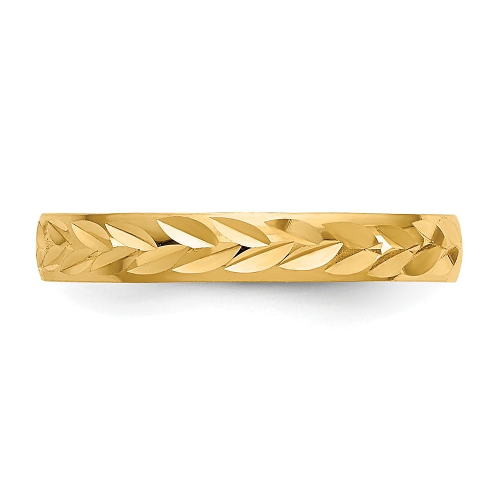 14k Yellow Gold D.C. Toe Ring