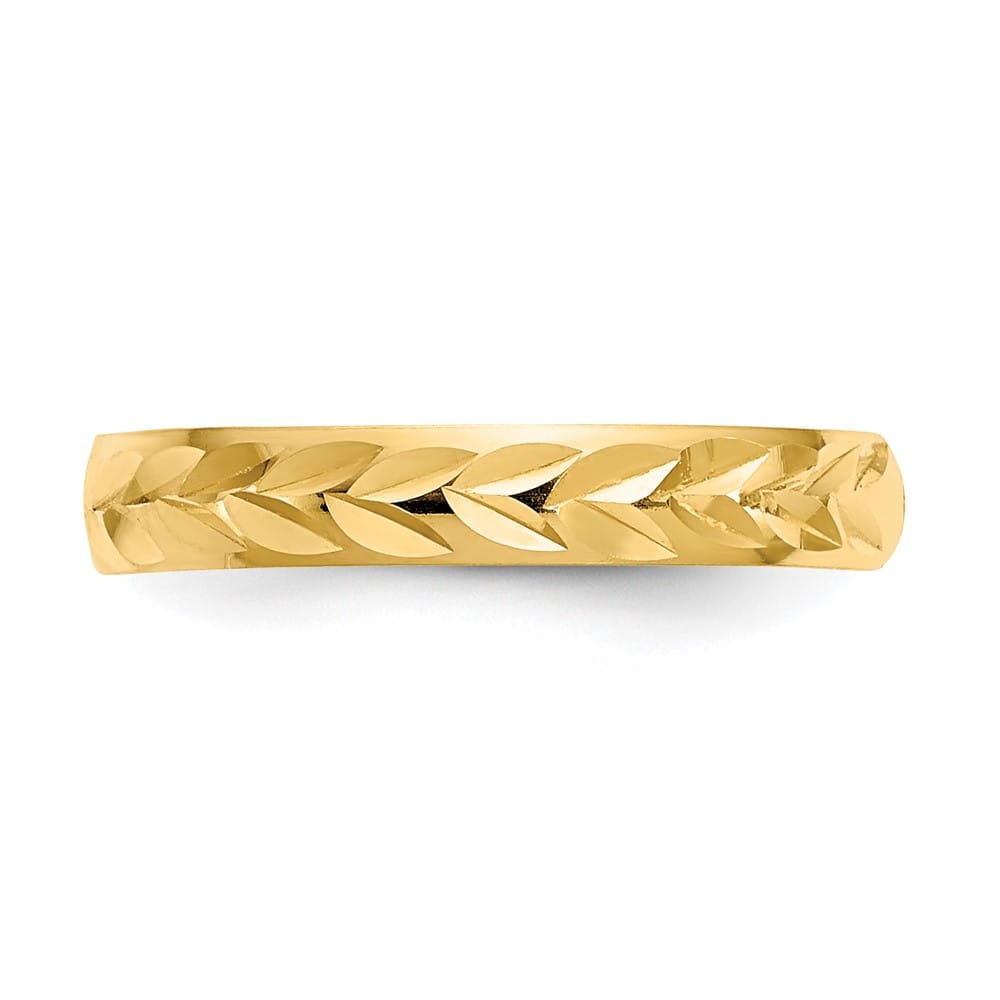 14k Yellow Gold D.C. Toe Ring