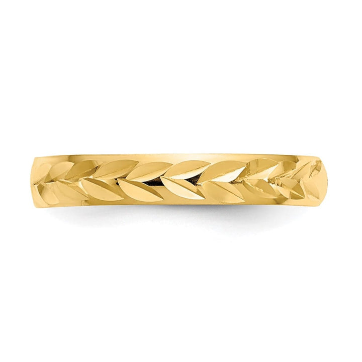 14k Yellow Gold D.C. Toe Ring