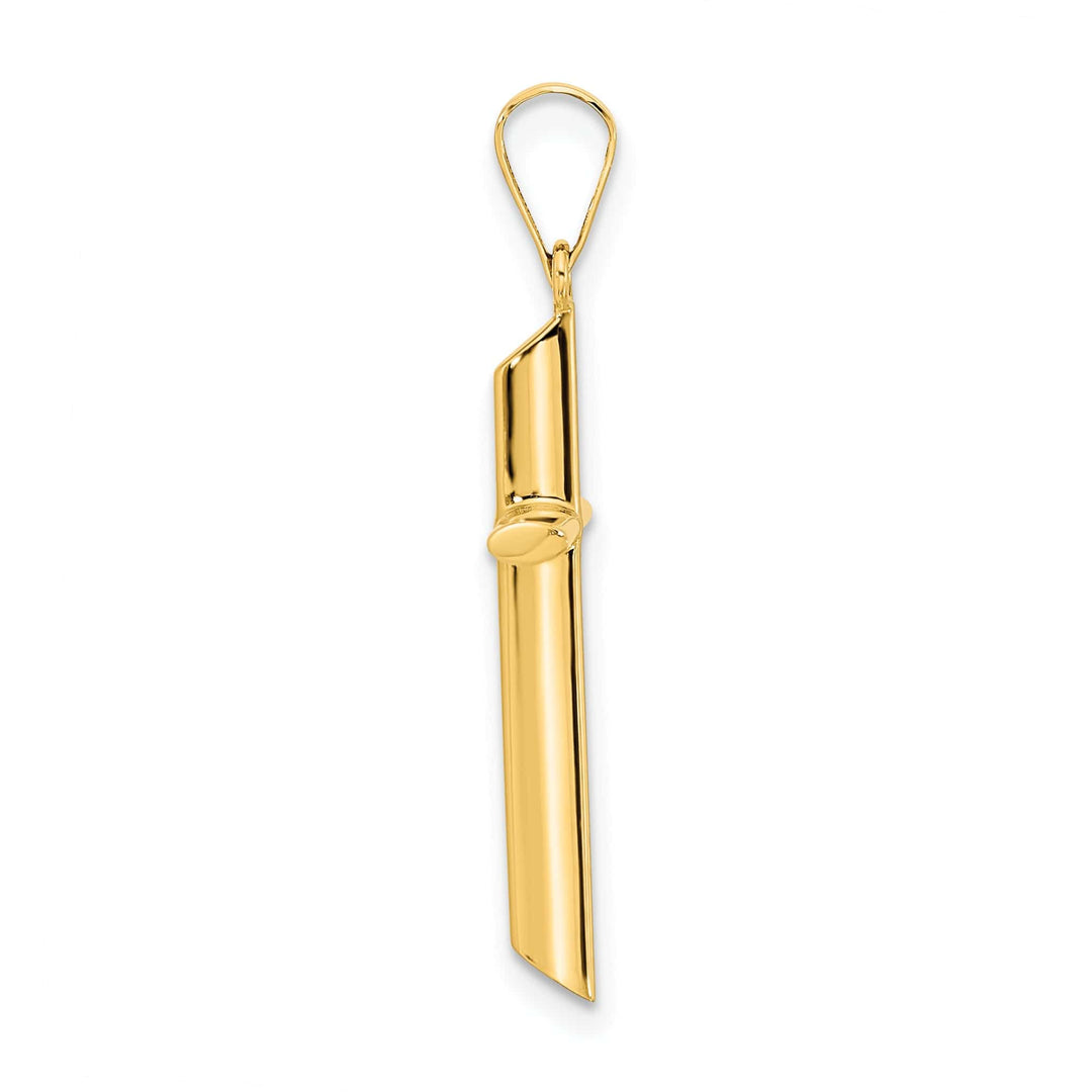 Lovely Rita's 14K Yellow Gold Elegant Polished Hollow Latin Cross Pendant