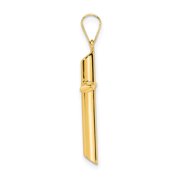 Lovely Rita's 14K Yellow Gold Elegant Polished Hollow Latin Cross Pendant
