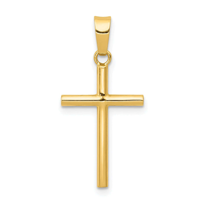 Lovely Rita's 14K Yellow Gold Elegant Polished Latin Cross Pendant