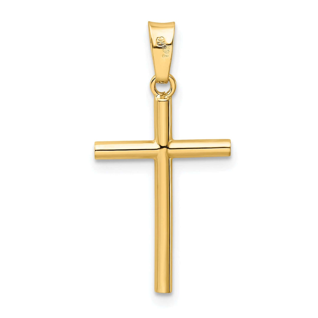 Lovely Rita's 14K Yellow Gold Elegant Polished Latin Cross Pendant