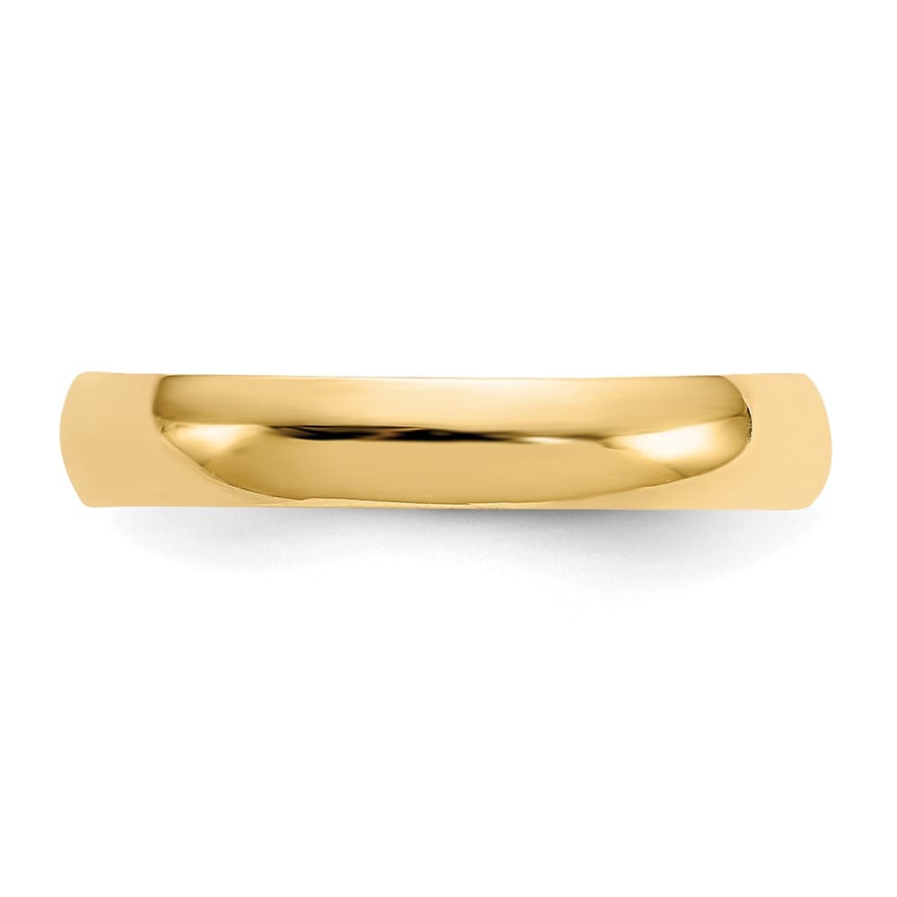 14k Yellow Gold High Polished 2.5mm Band Toe Ring