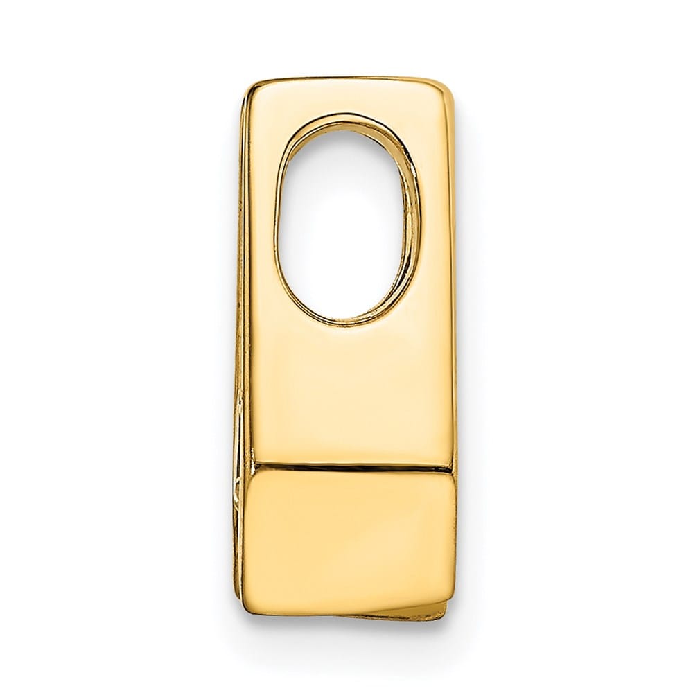 14K Yellow Gold I1 4.5mm Diamond Slide