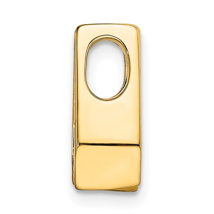14K Yellow Gold I1 4.5mm Diamond Slide