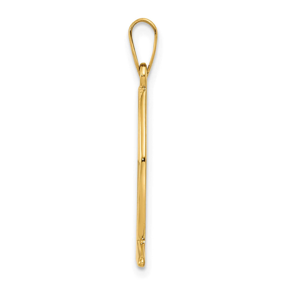 14K Yellow Gold Ichthus Fish Charm