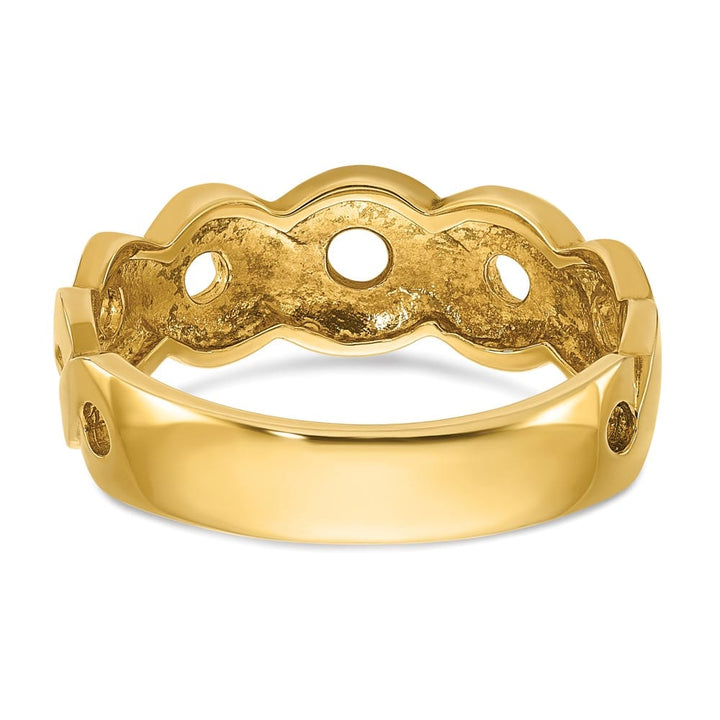 14k Yellow Gold Infinity Design Men's Ring