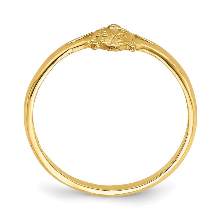 14k Yellow Gold Ladybug Ring