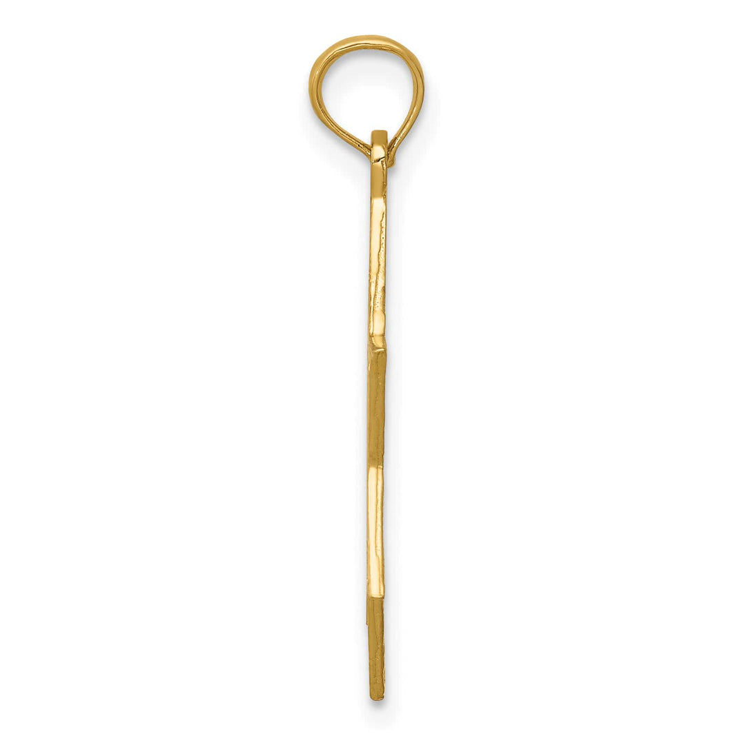 14K Yellow Gold Large Classic Star of David Pendant