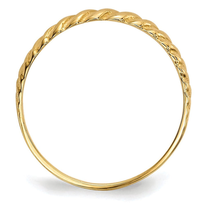 14k Yellow Gold Madi K Kids Polished Twist Ring