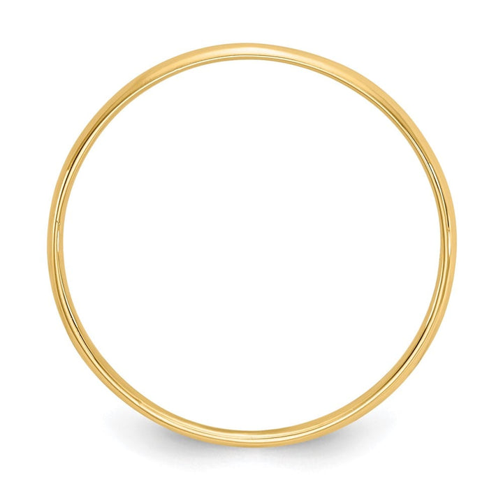 14k Yellow Gold Madi K Polished 1mm Half Round Band Ring