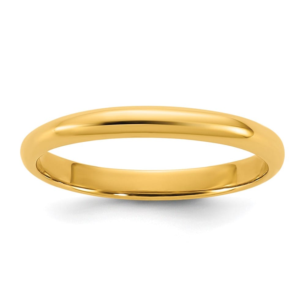 14k Yellow Gold Madi K Polished 2mm Half Round Band Baby & Children's