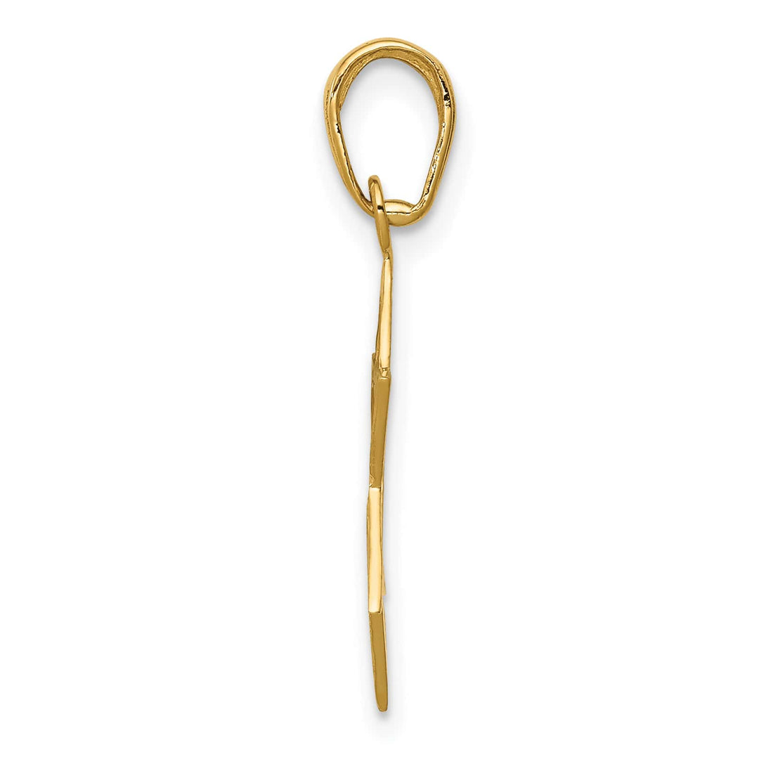 14K Yellow Gold Medium Classic Star of David Pendant