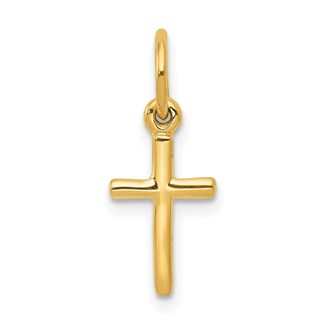 Lovely Rita's 14K Yellow Gold Modern Small Latin Cross Pendant