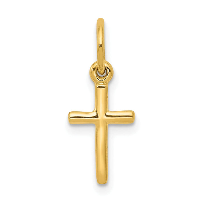 Lovely Rita's 14K Yellow Gold Modern Small Latin Cross Pendant