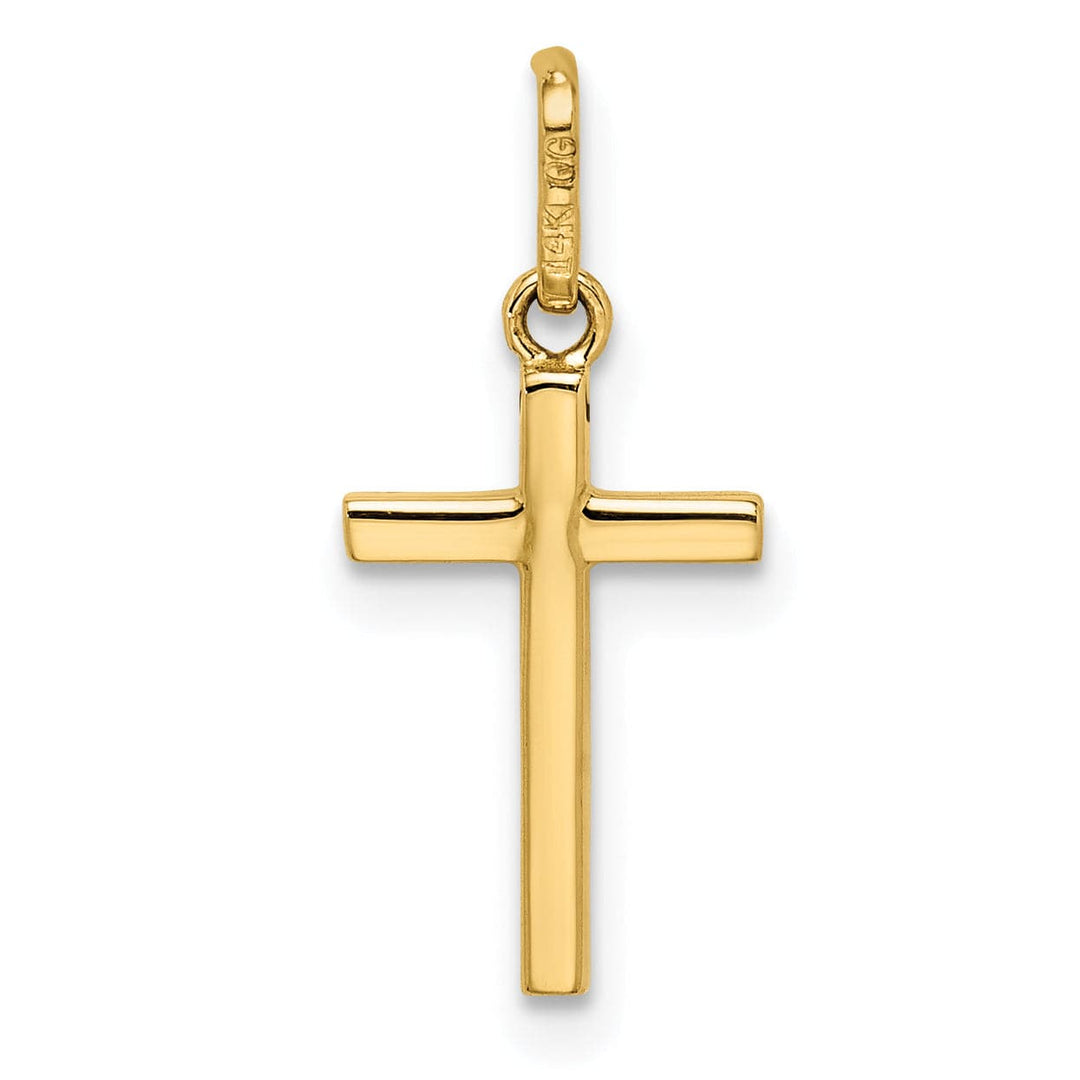 Lovely Rita's 14K Yellow Gold Ornate Classic Polished Latin Cross Pendant