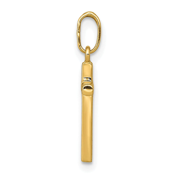 Lovely Rita's 14K Yellow Gold Ornate Classic Polished Latin Cross Pendant