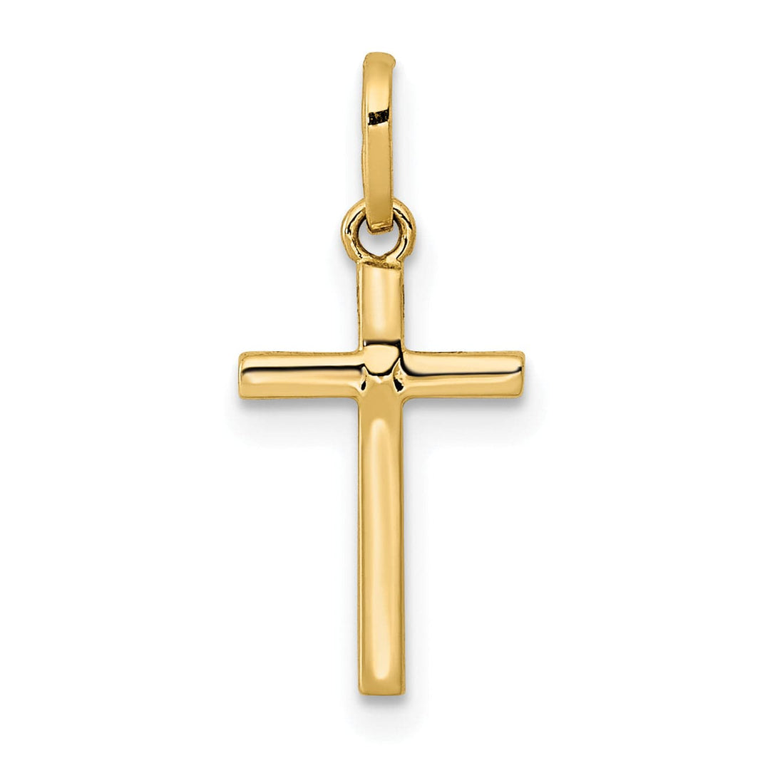 Lovely Rita's 14K Yellow Gold Ornate Classic Polished Latin Cross Pendant