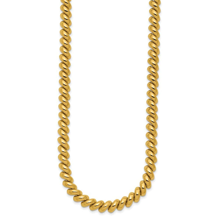 14K Yellow Gold Polished 6mm San Marco 16 inch Necklace
