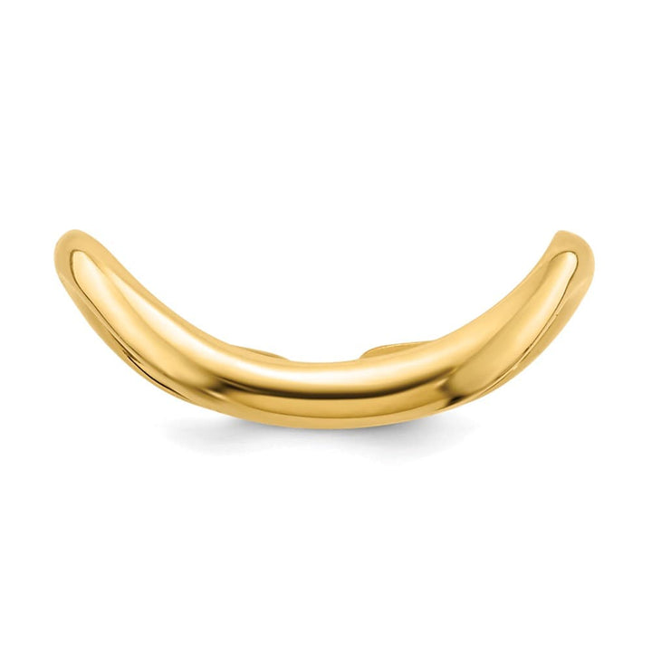 14k Yellow Gold Polished Curved Toe Ring