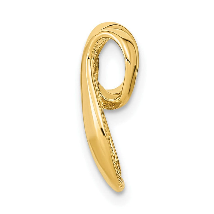 14K Yellow Gold Polished Slide