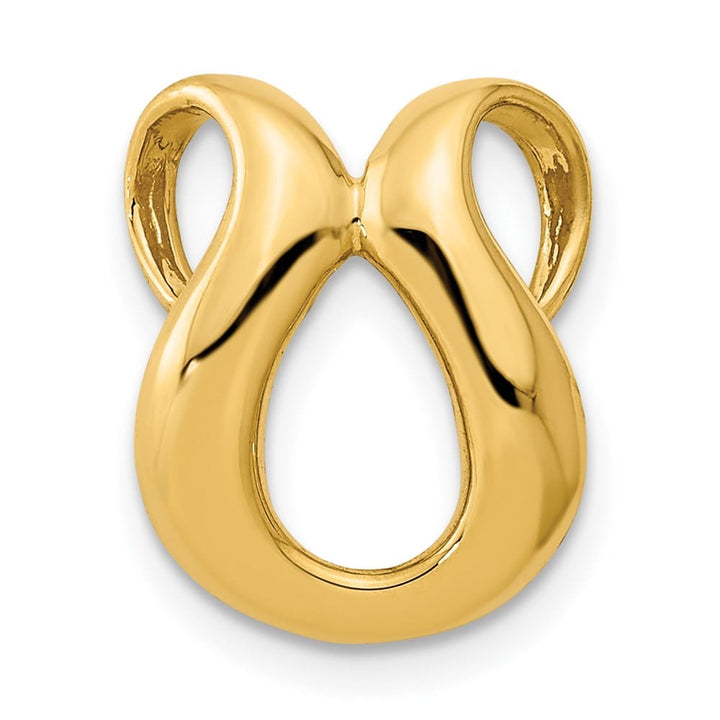 14K Yellow Gold Polished Slide
