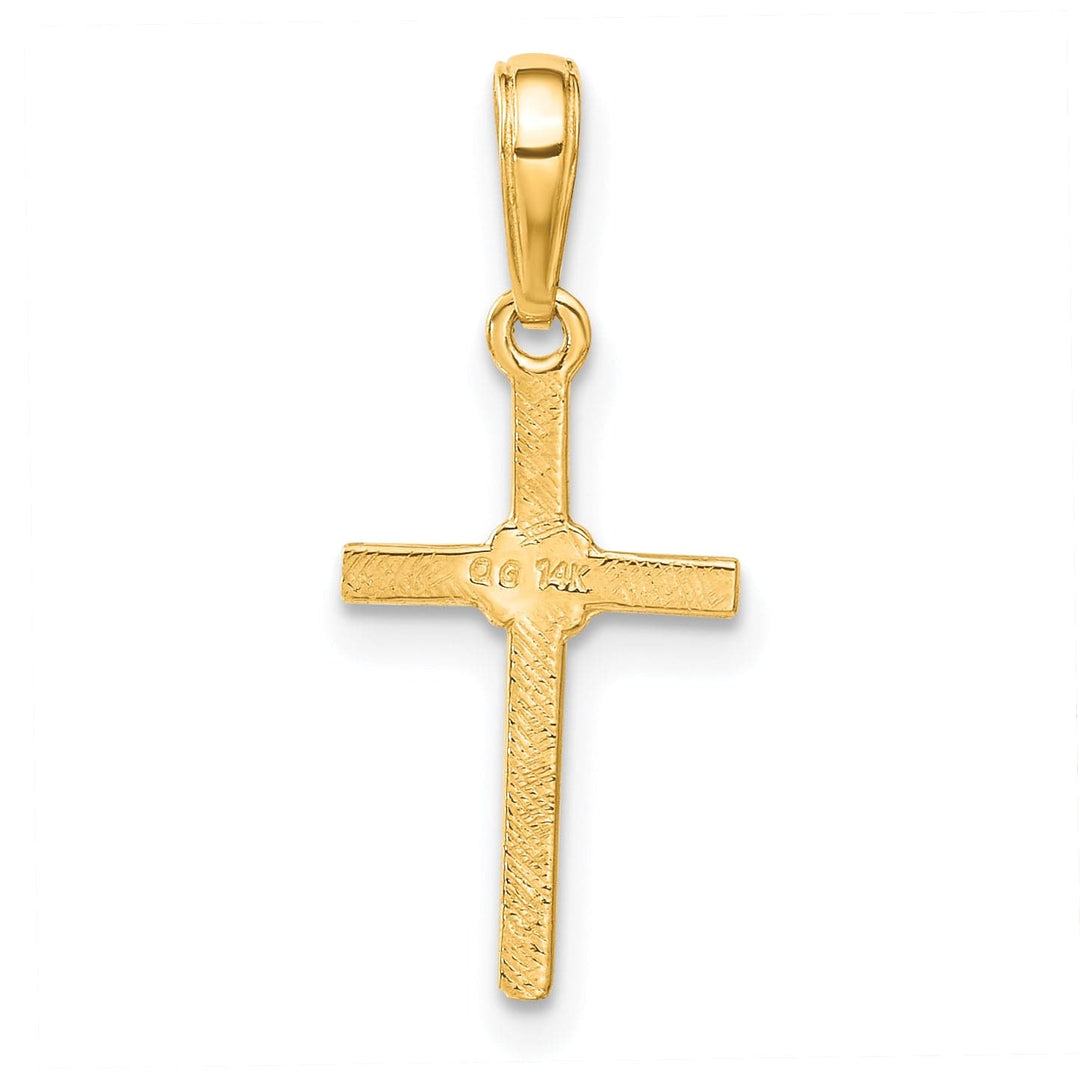 Lovely Rita's 14K Yellow Gold Refined Polished Latin Cross Pendant