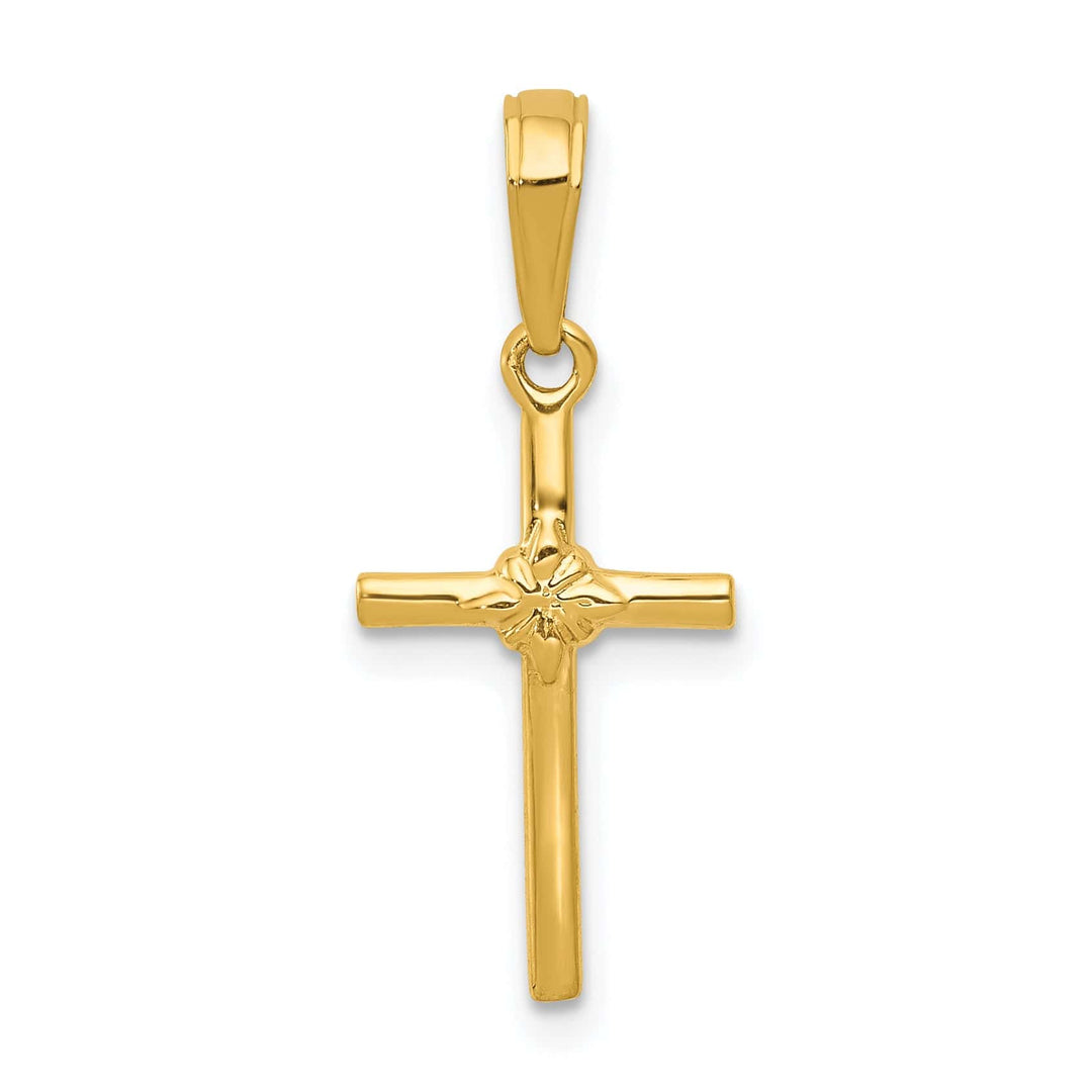Lovely Rita's 14K Yellow Gold Refined Polished Latin Cross Pendant