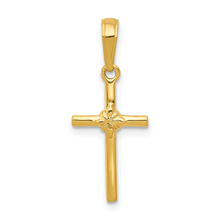 Lovely Rita's 14K Yellow Gold Refined Polished Latin Cross Pendant