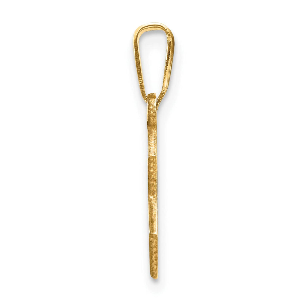 14K Yellow Gold Small Polished Star of David Pendant