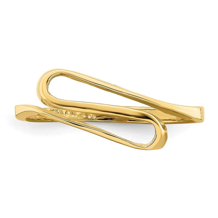 14k Yellow Gold Swirl Ring