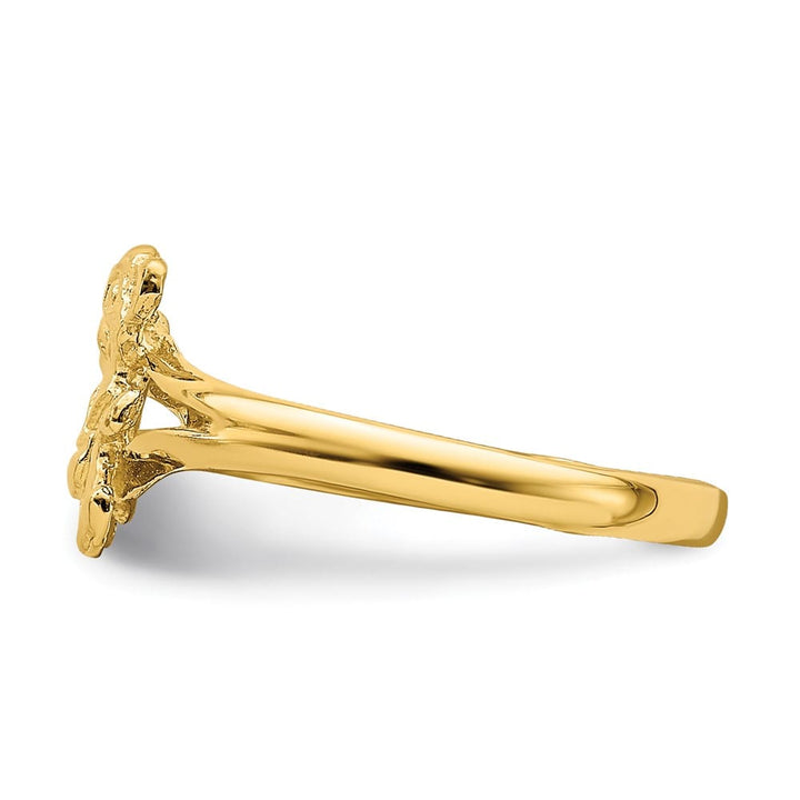 14k Yellow Gold Teddy Bear Ring