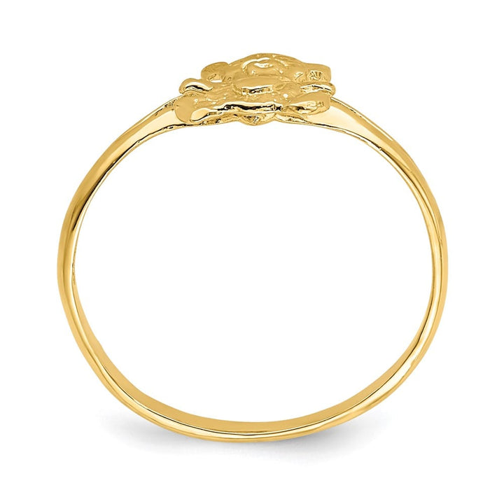 14k Yellow Gold Teddy Bear Ring