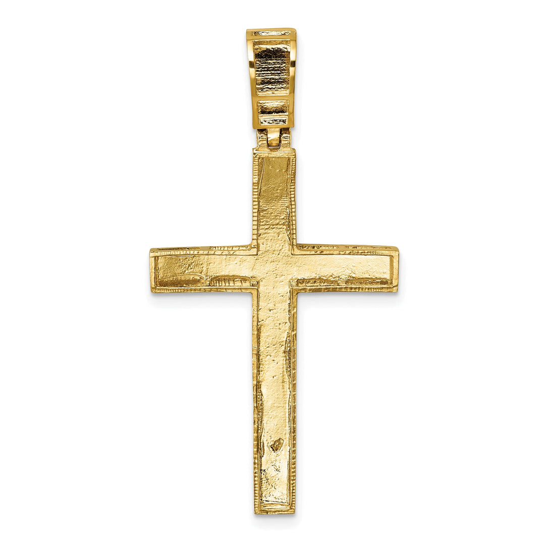 Lovely Rita's 14K Yellow Gold Timeless D.C Fancy Latin Cross Pendant