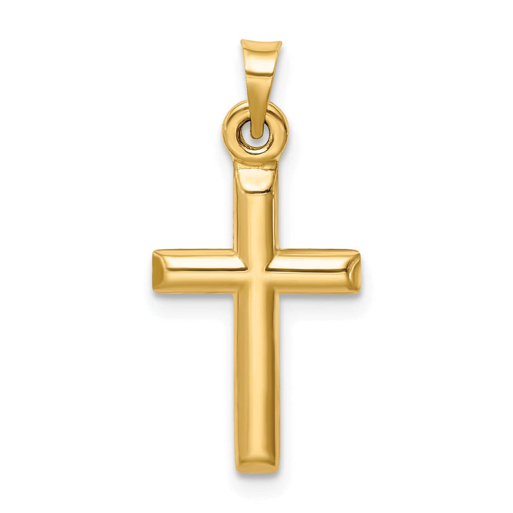 Lovely Rita's 14K Yellow Gold Timeless D.C Religious Latin Cross Pendant
