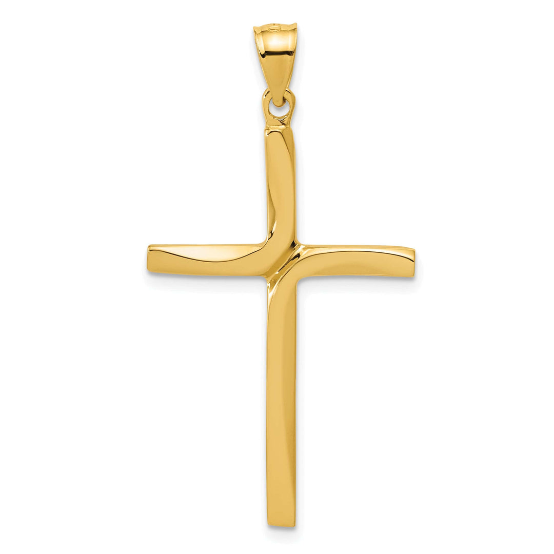 Lovely Rita's 14K Yellow Gold Timeless Polished Latin Cross Pendant