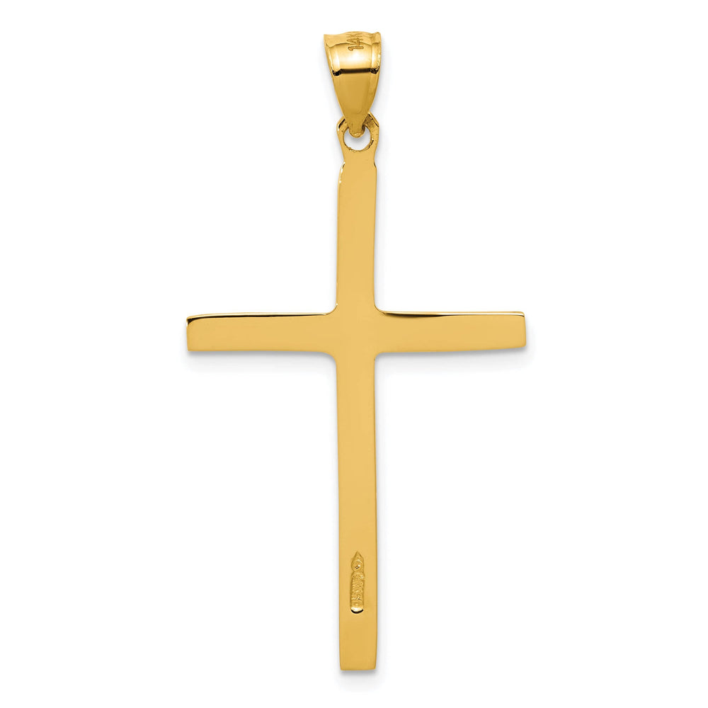 Lovely Rita's 14K Yellow Gold Timeless Polished Latin Cross Pendant