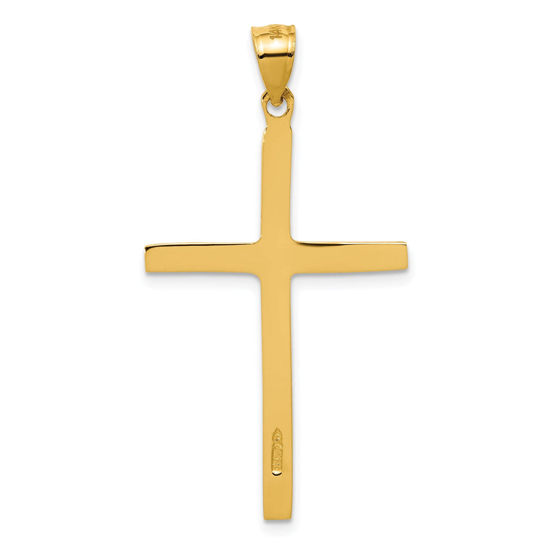 Lovely Rita's 14K Yellow Gold Timeless Polished Latin Cross Pendant