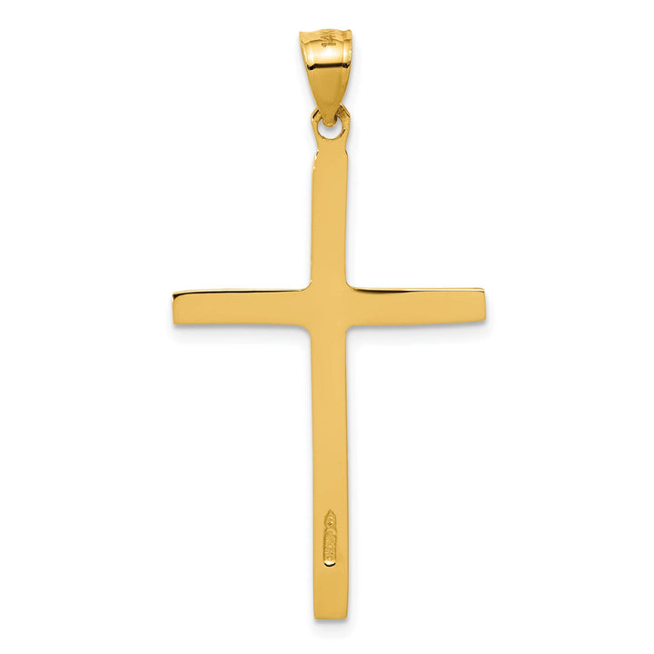 Lovely Rita's 14K Yellow Gold Timeless Polished Latin Cross Pendant