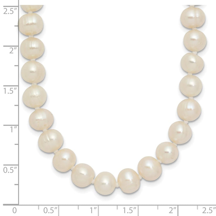 6-7mm White Semi-round Cultured Pearl Endless 80 inch Necklace