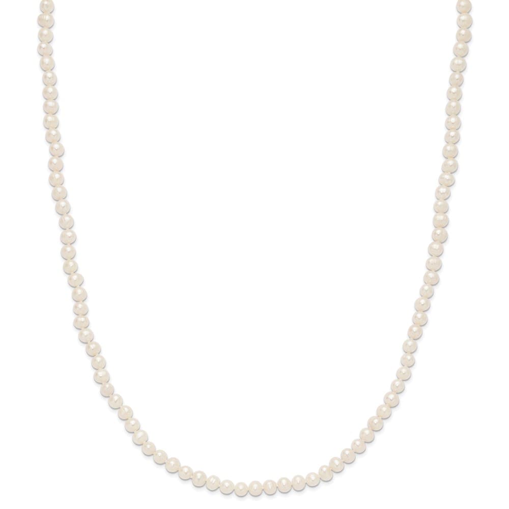 6-7mm White Semi-round Cultured Pearl Endless 80 inch Necklace
