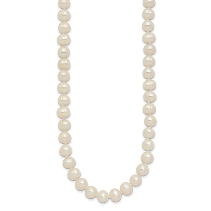 6-7mm White Semi-round Cultured Pearl Endless 80 inch Necklace